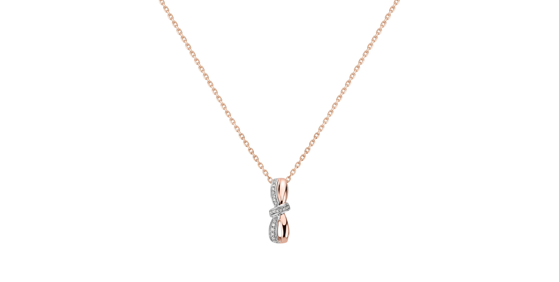 Diamond pendant Essential Ribbon