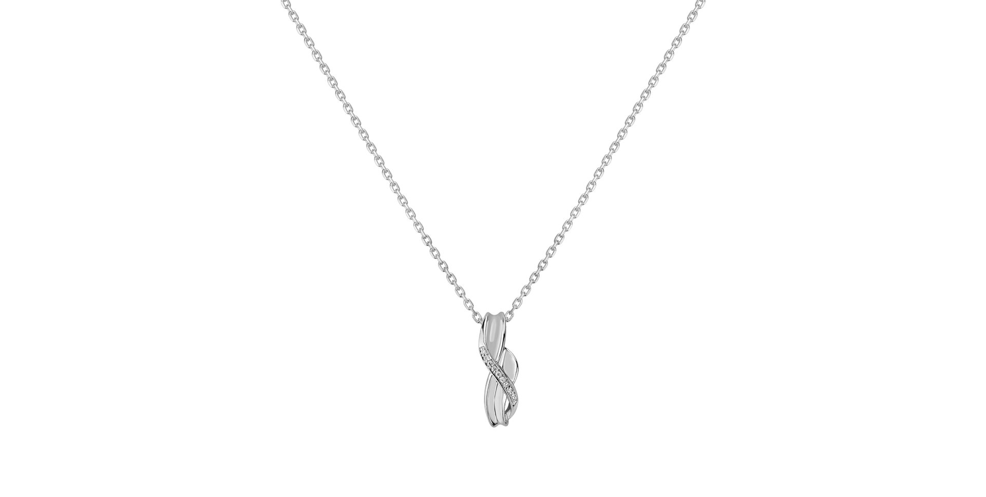 Diamond pendant Elegant Wave