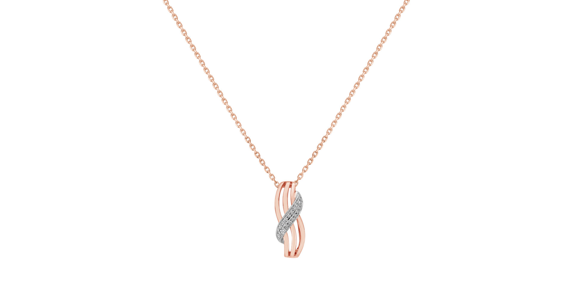 Diamond pendant Alluring Waves