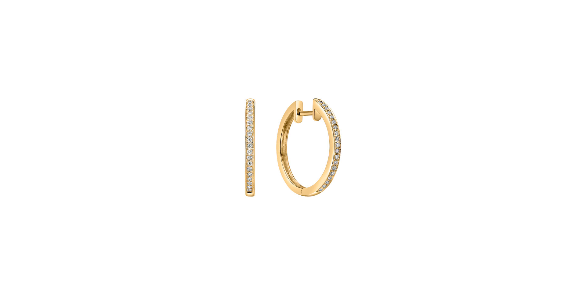 Diamond earrings Shiny Loop