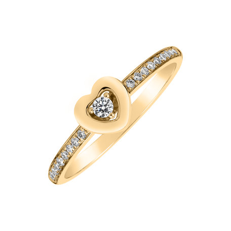 Diamond ring Tender Heart