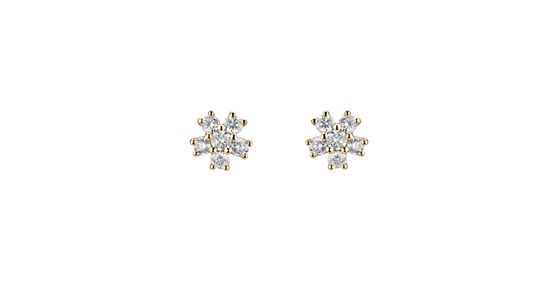 Diamond earrings Sparkless