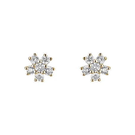 Diamond earrings Sparkless