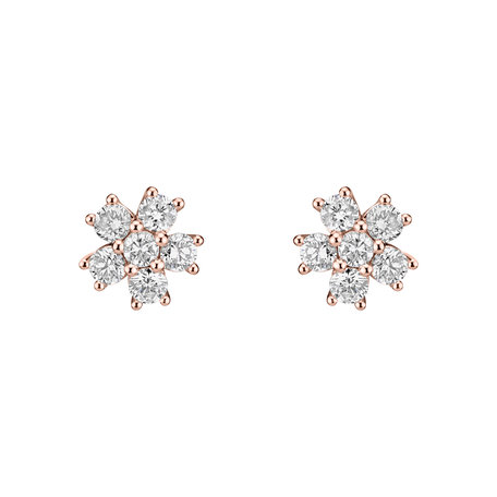 Diamond earrings Sparkless