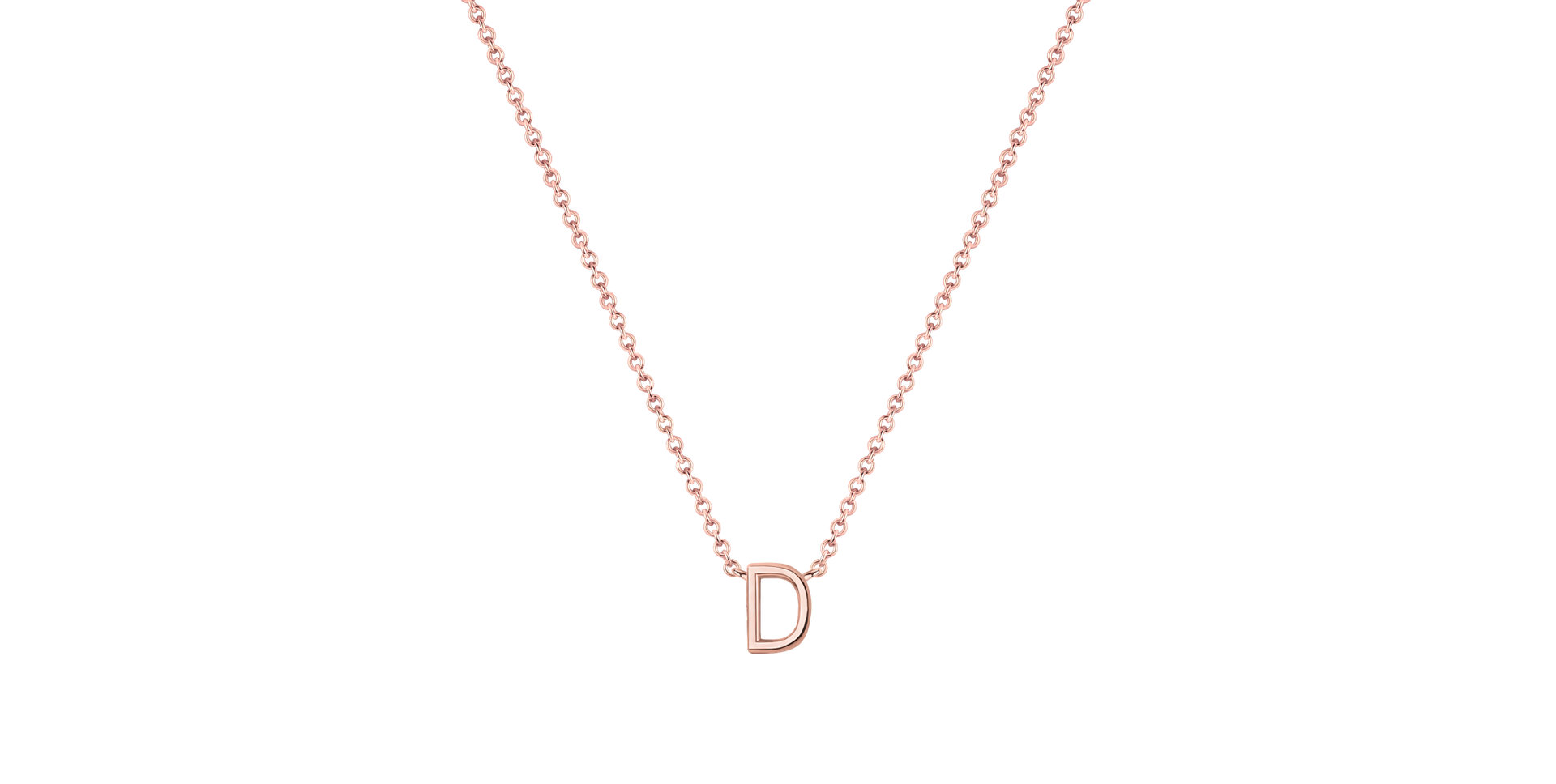 Diamond necklace Round Line D