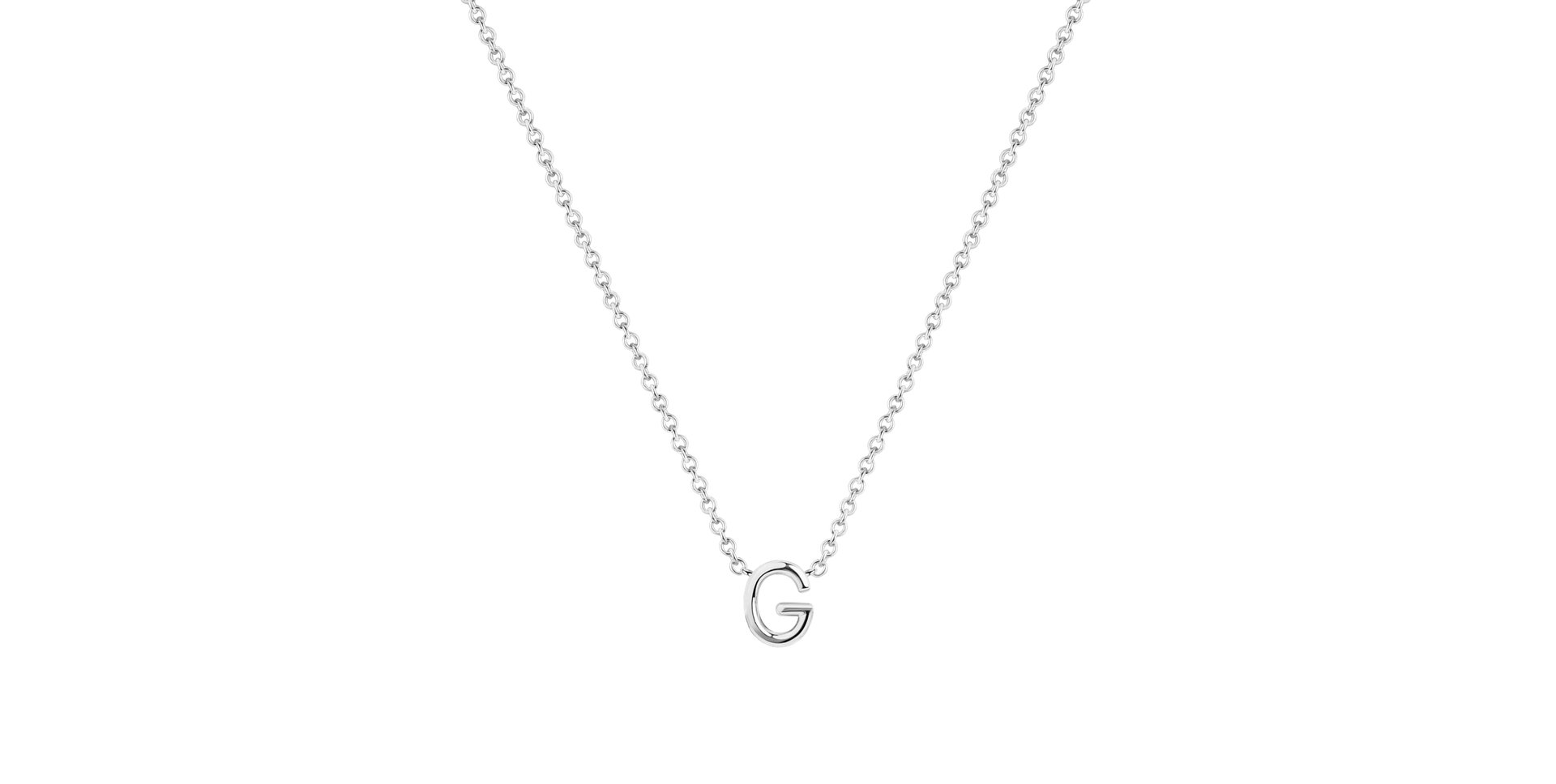 Diamond necklace Round Line G