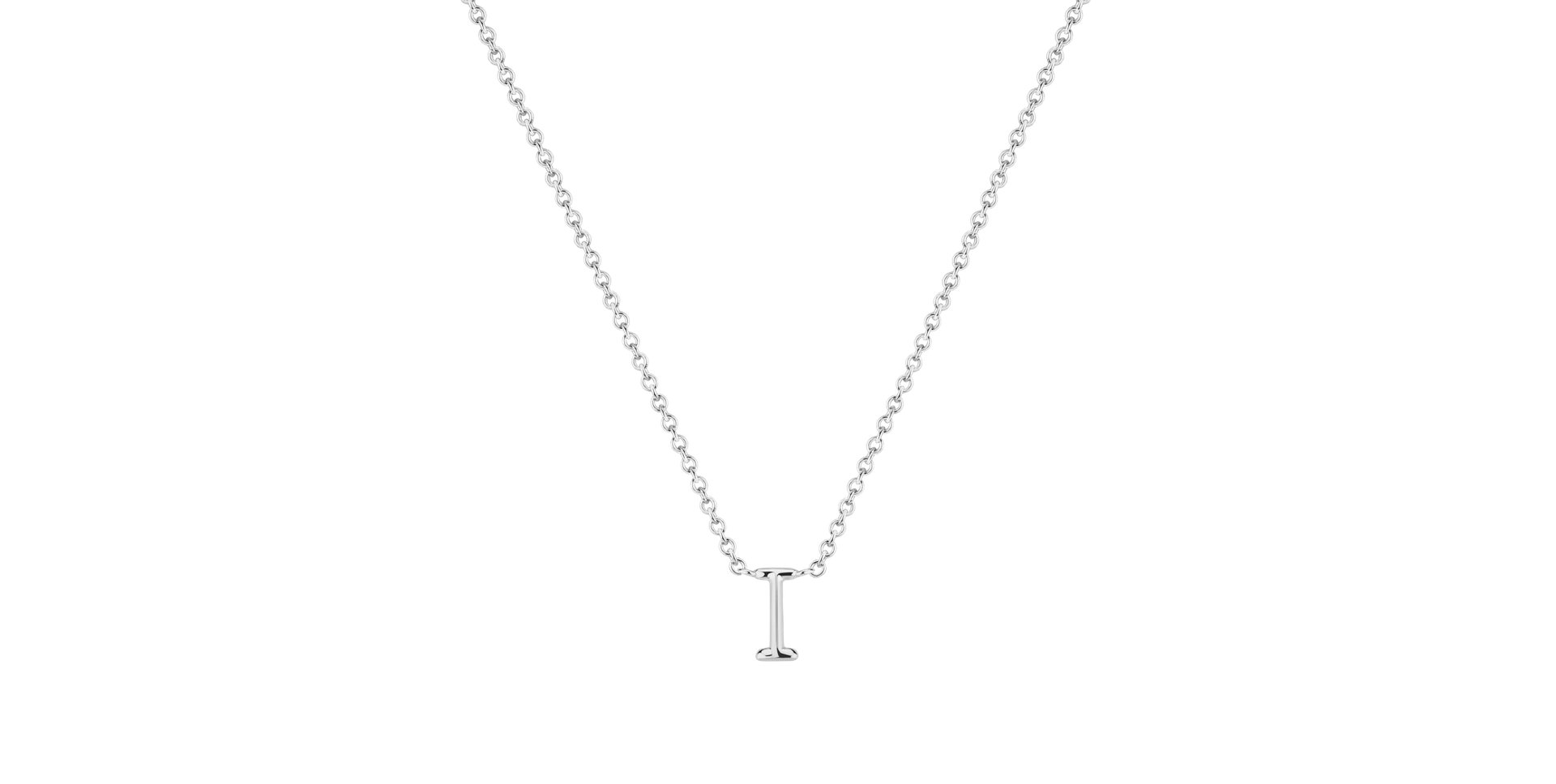 Diamond necklace Round Line I