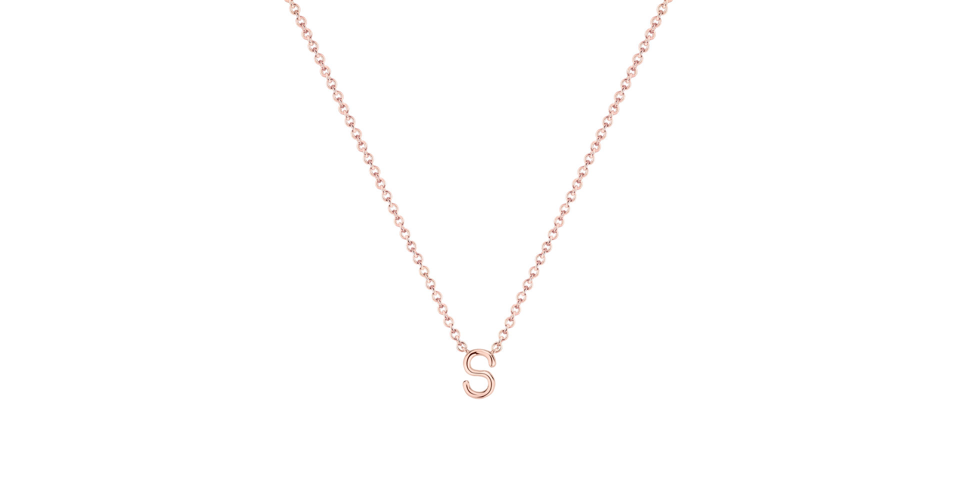 Diamond necklace Round Line S
