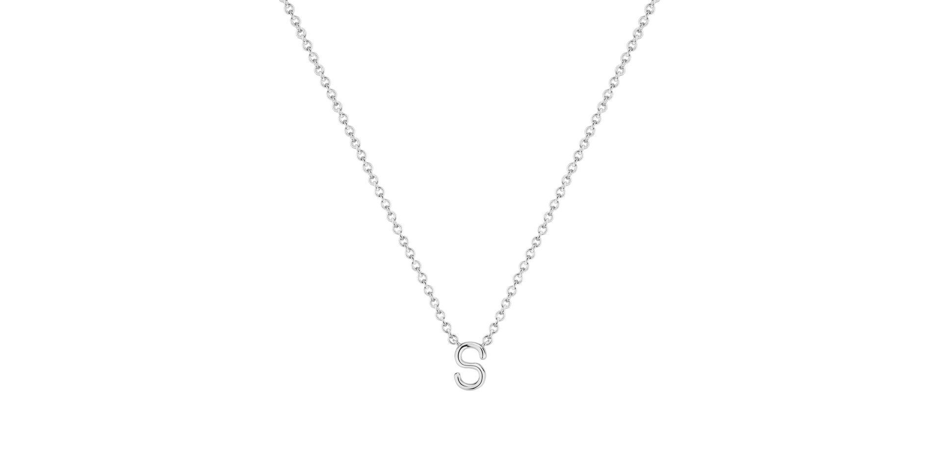 Diamond necklace Round Line S