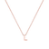 Diamond necklace Round Line L4