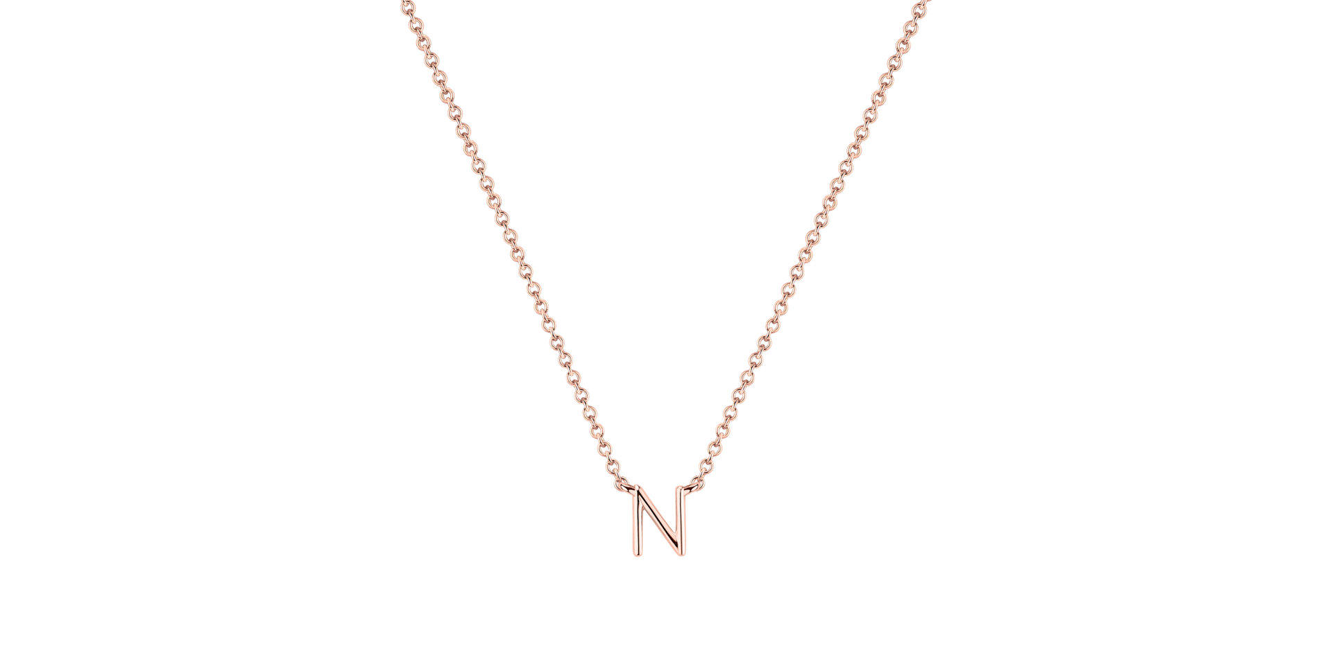 Diamond necklace Round Line N