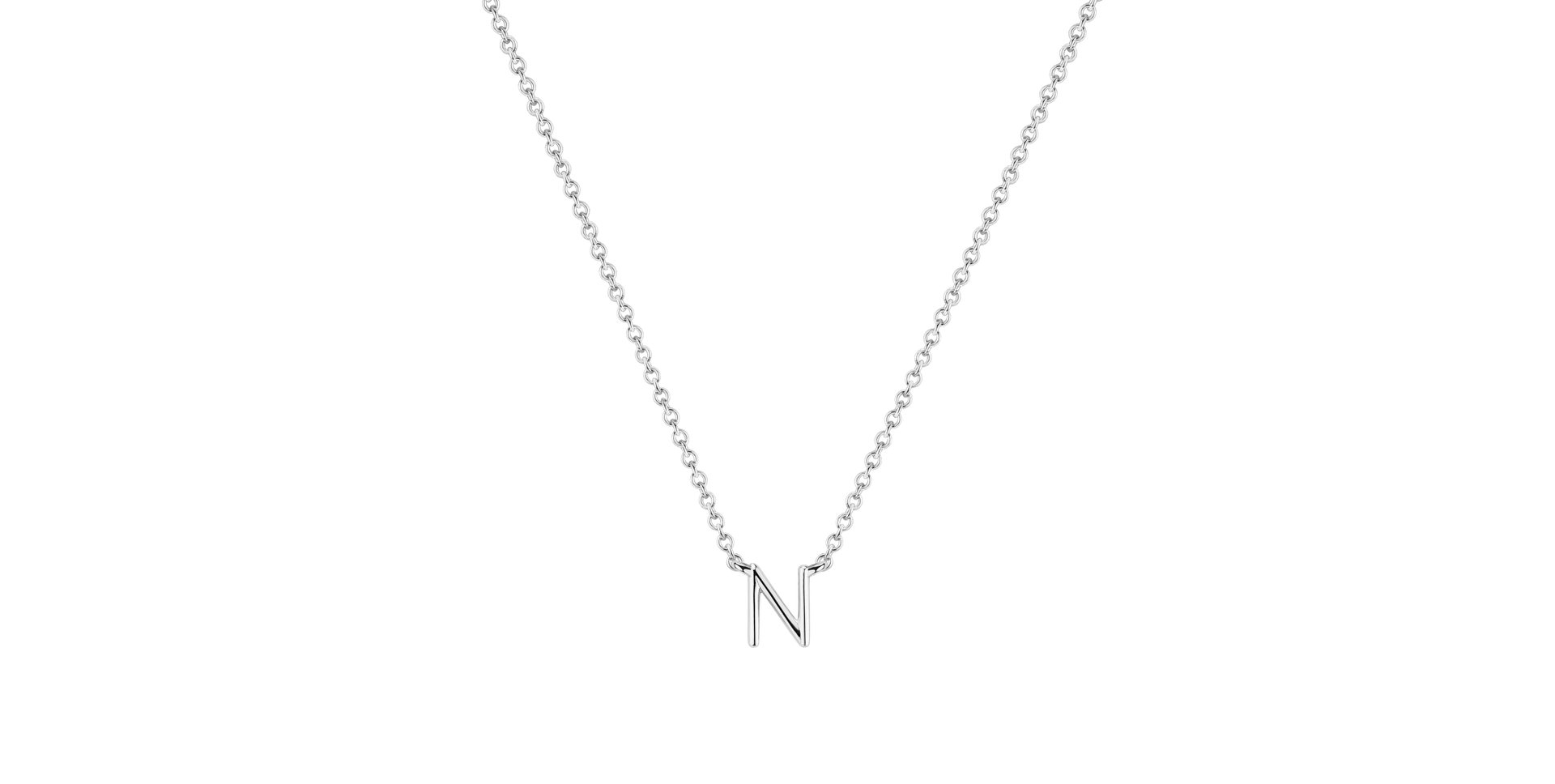 Diamond necklace Round Line N