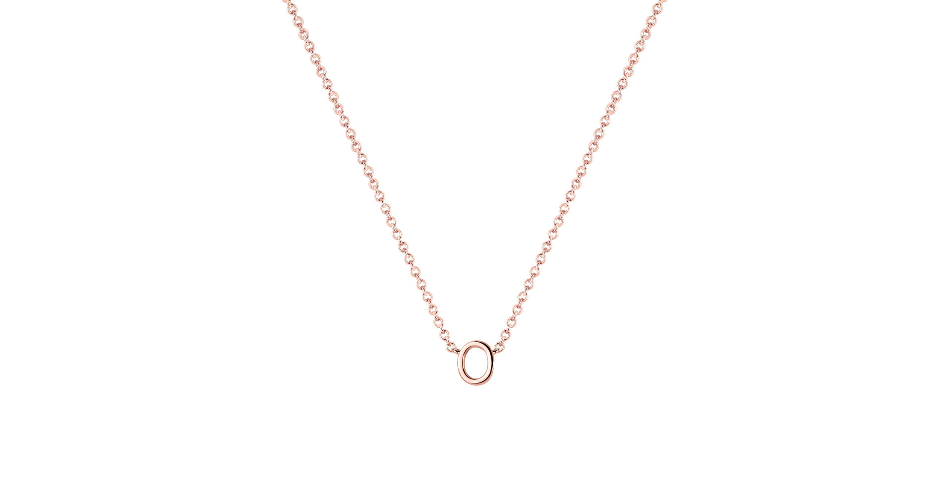 Diamond necklace Round Line O