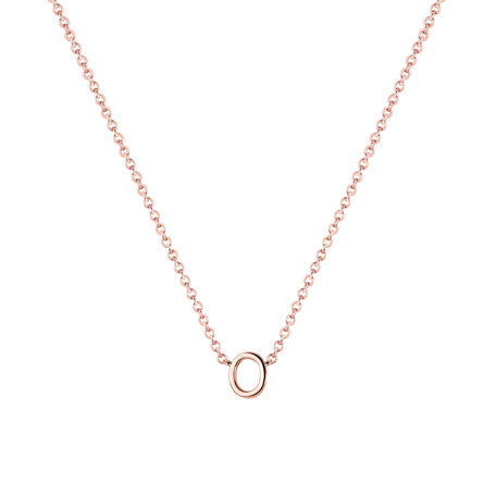 Diamond necklace Round Line O