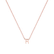 Diamond necklace Round Line R4