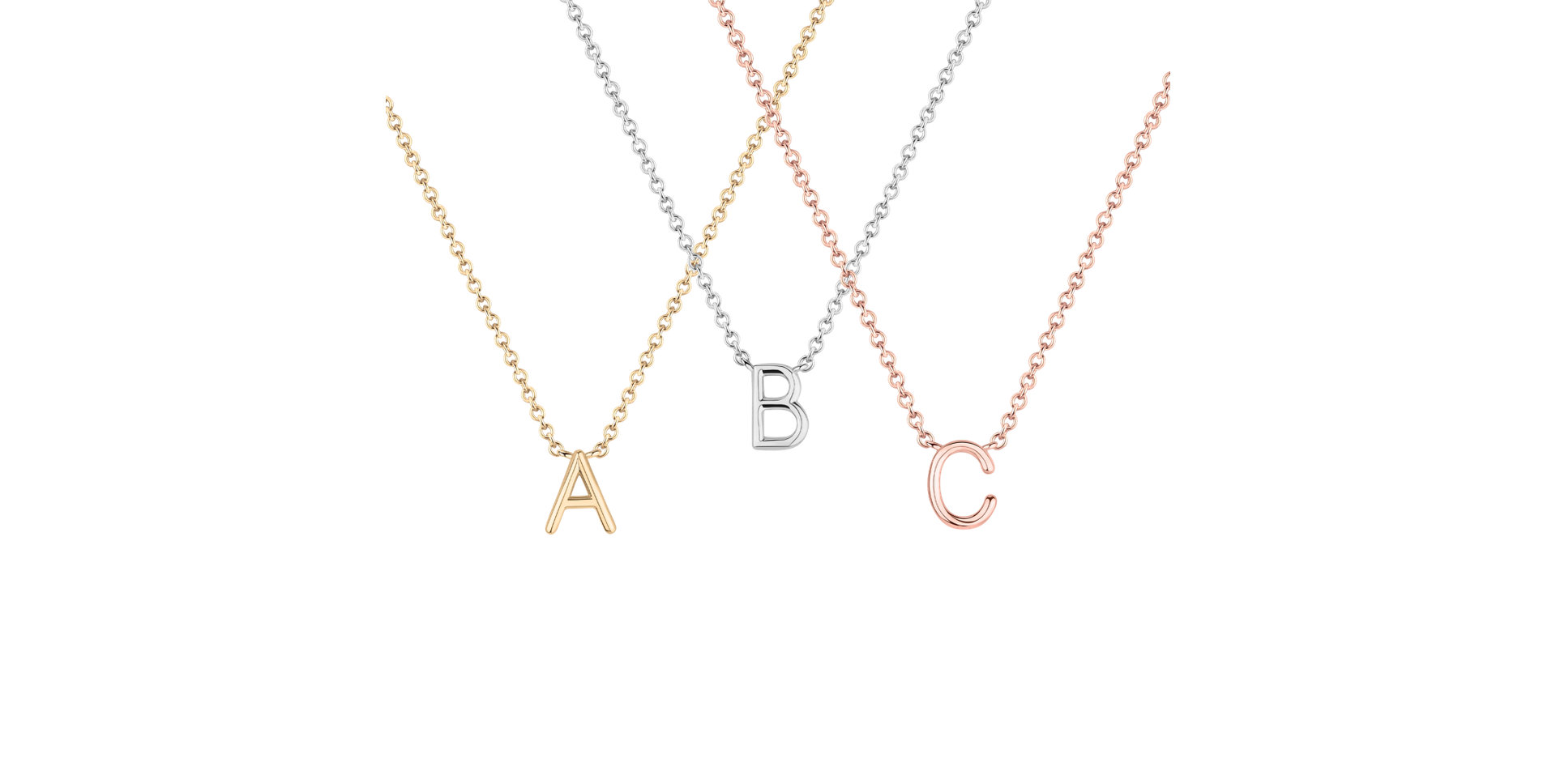 Diamond necklace Round Line Q