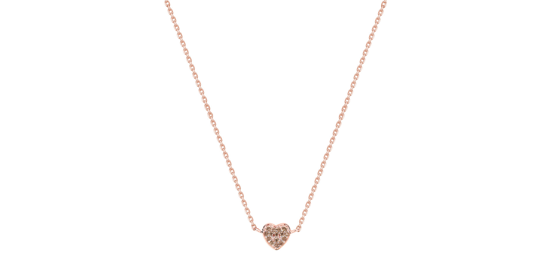 Diamond necklace Tender Heart