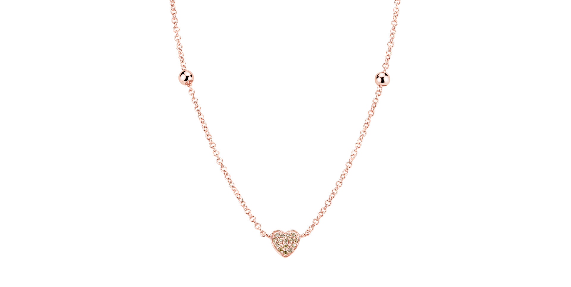 Diamond necklace Tender Heart