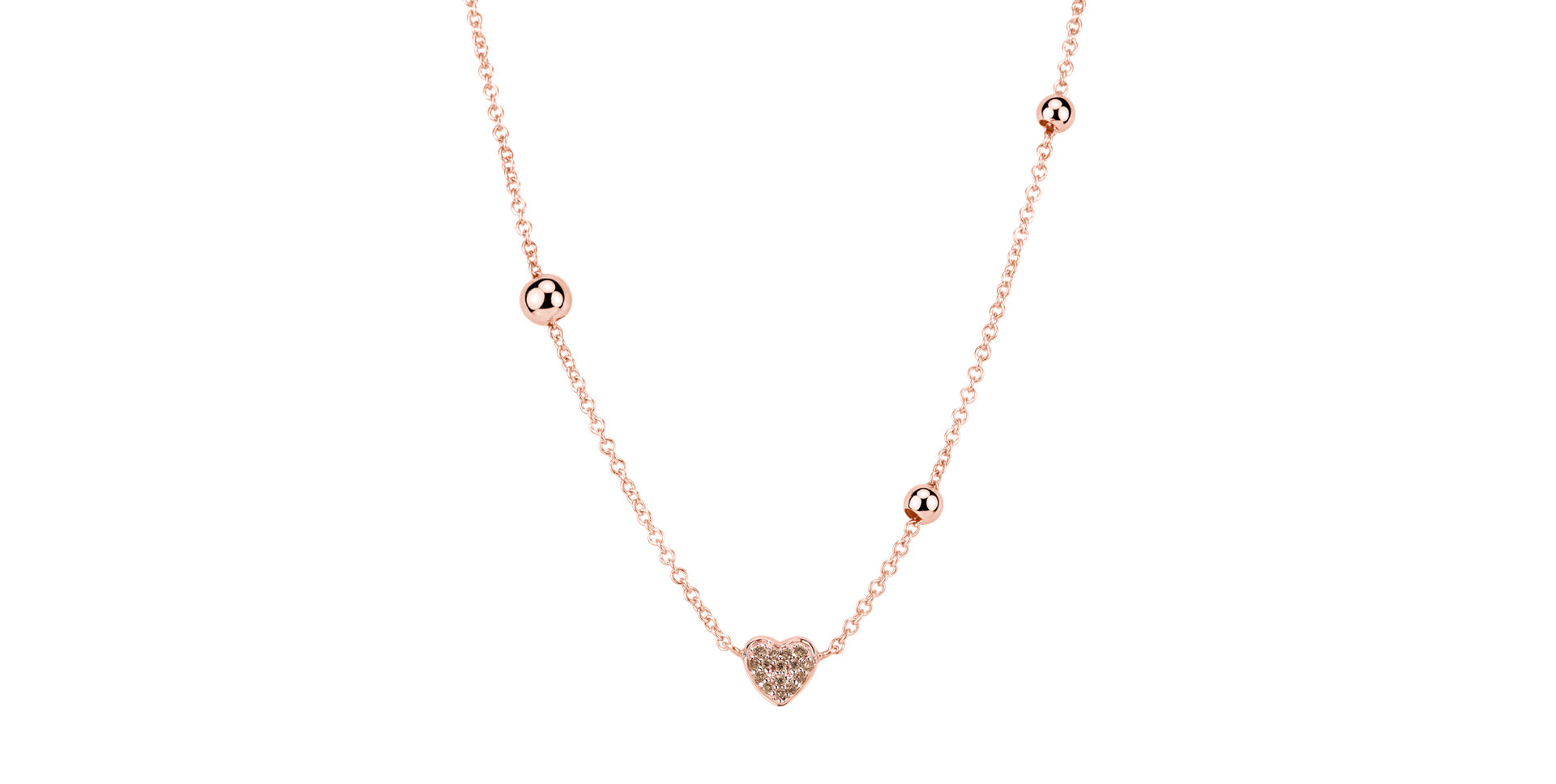 Diamond necklace Tender Heart