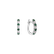 Diamond earrings with Emerald Gem Grace5