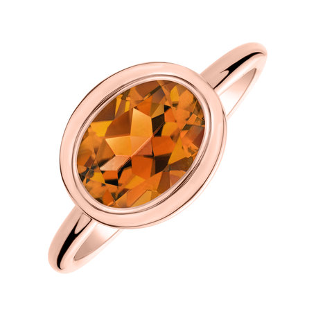 Ring with Citrine Madeira Bonbon