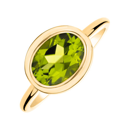 Ring with Peridot Bonbon