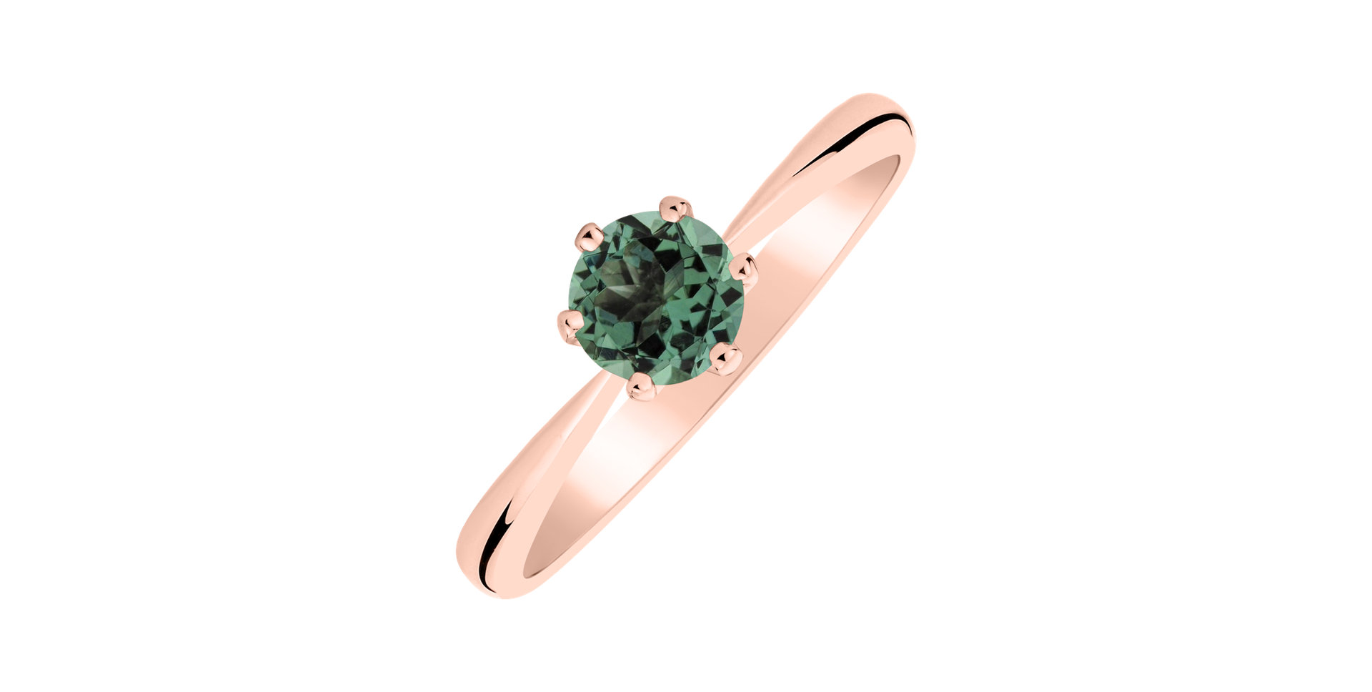 Ring with Turquoise Tourmaline Bonbon