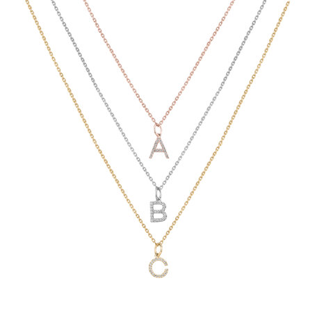 Diamond pendant Line Glitter  I