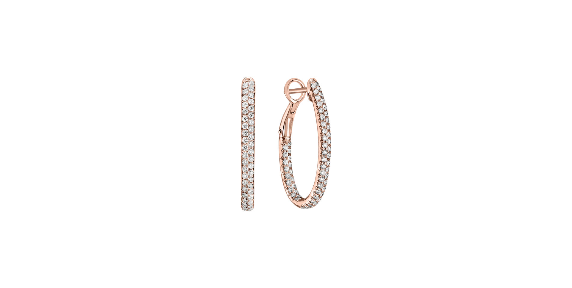 Diamond earrings Inferno Courier