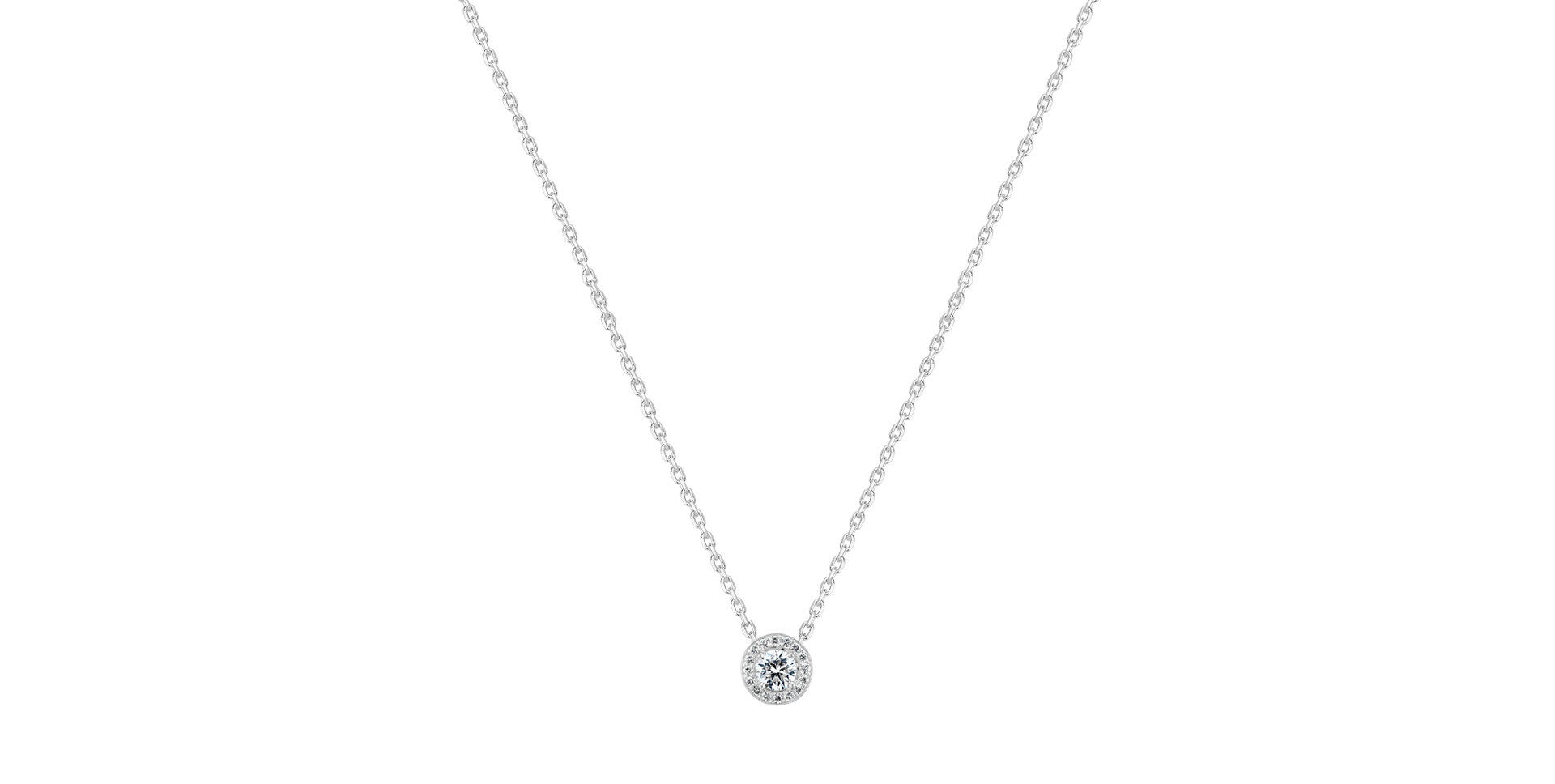 Diamond necklace Glowing Moon