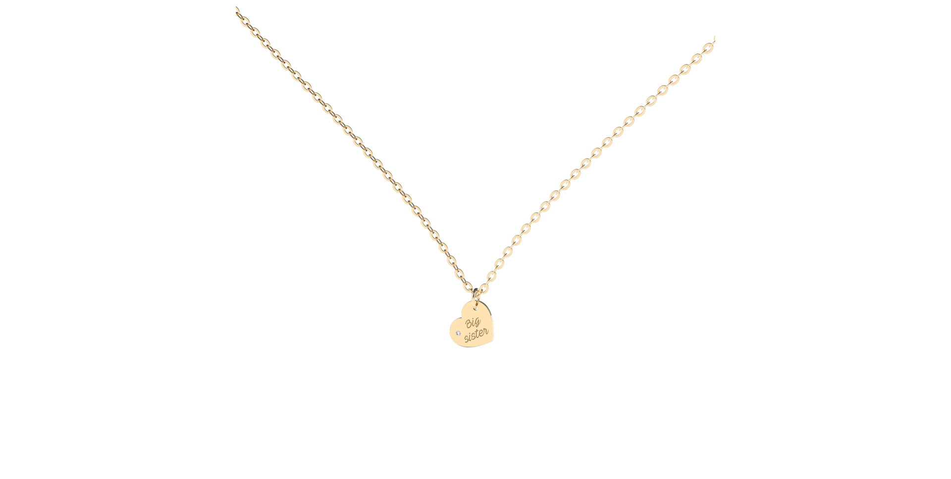 Diamond necklace Big Sister