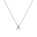 Diamond necklace Glittering Letter A4