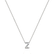 Diamond necklace Glittering Letter Z4