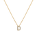 Diamond necklace Glittering Letter D4