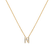 Diamond necklace Glittering Letter N4