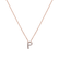Diamond necklace Glittering Letter P4