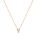 Diamond necklace Glittering Letter V4