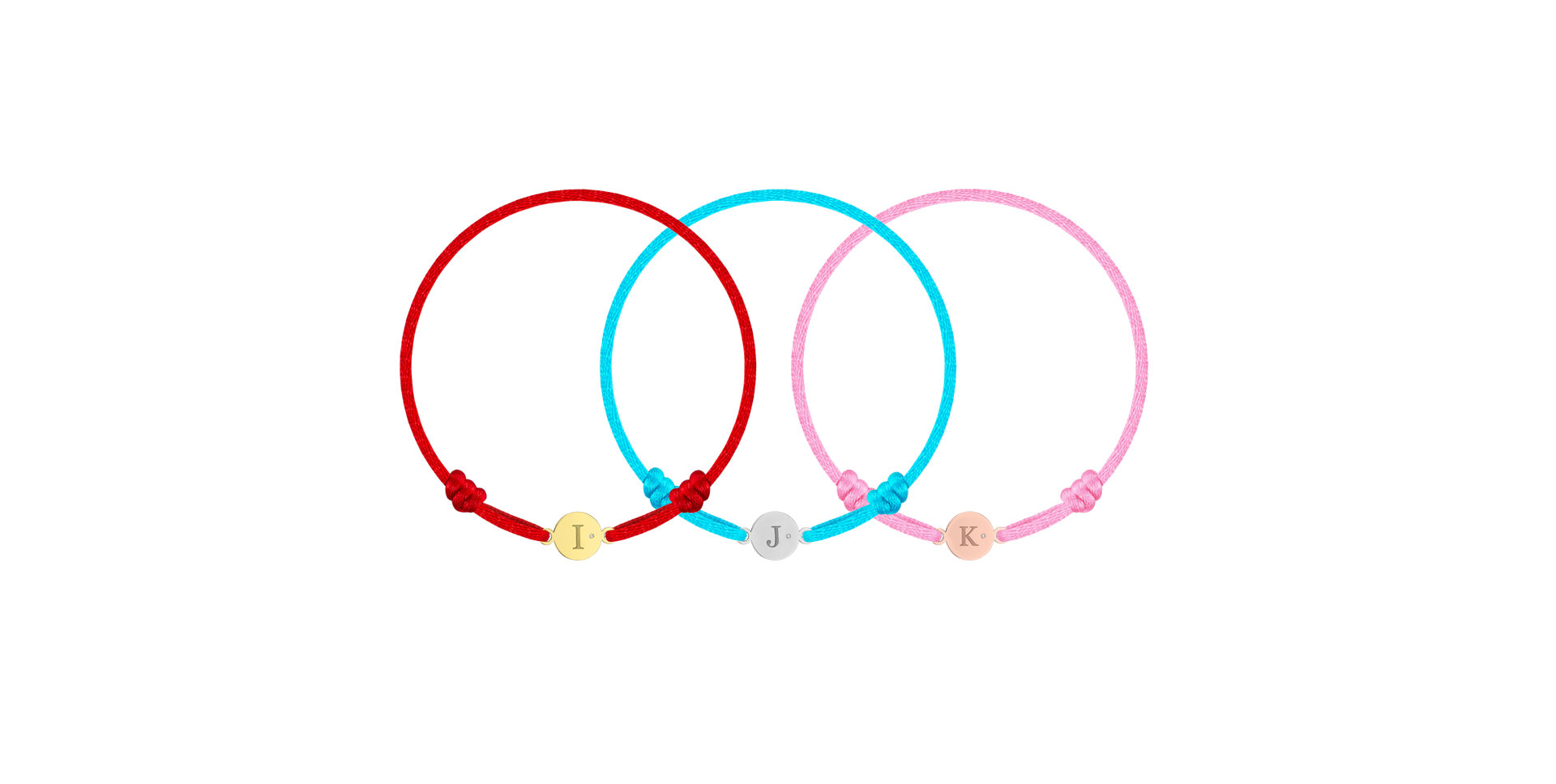 Children's diamond bracelet Circle Letter O