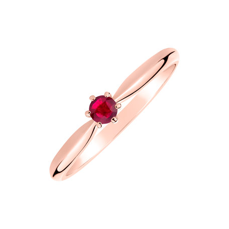 Ring with Ruby Eternal Joy