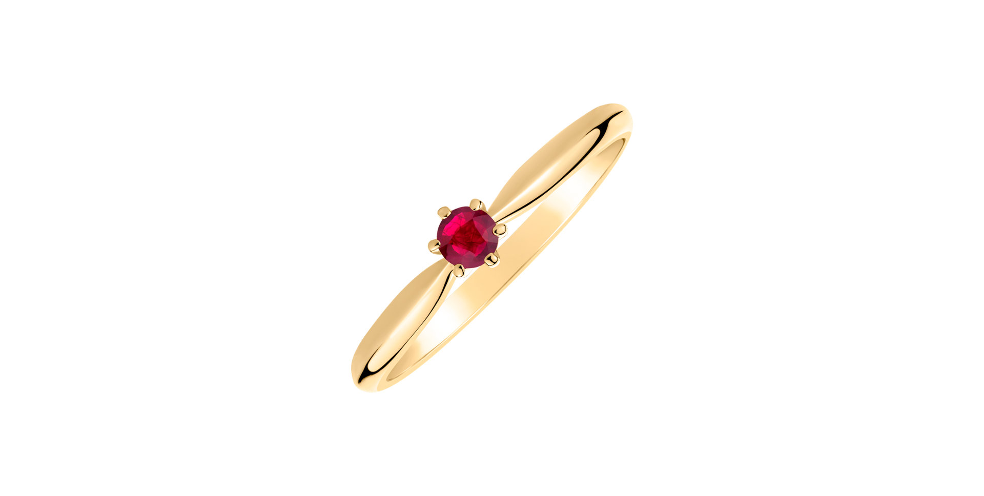 Ring with Ruby Eternal Joy