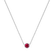 Necklace with Ruby Essential Drop4