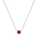 Necklace with Ruby Essential Drop4