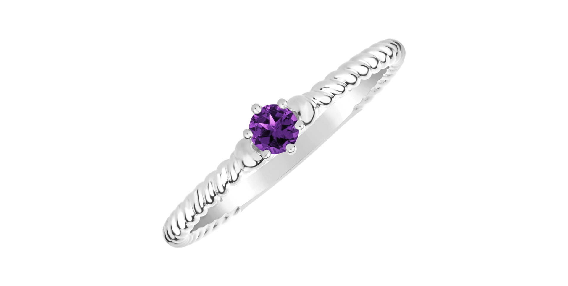 Ring with Amethyst Brazil Fancy Dream