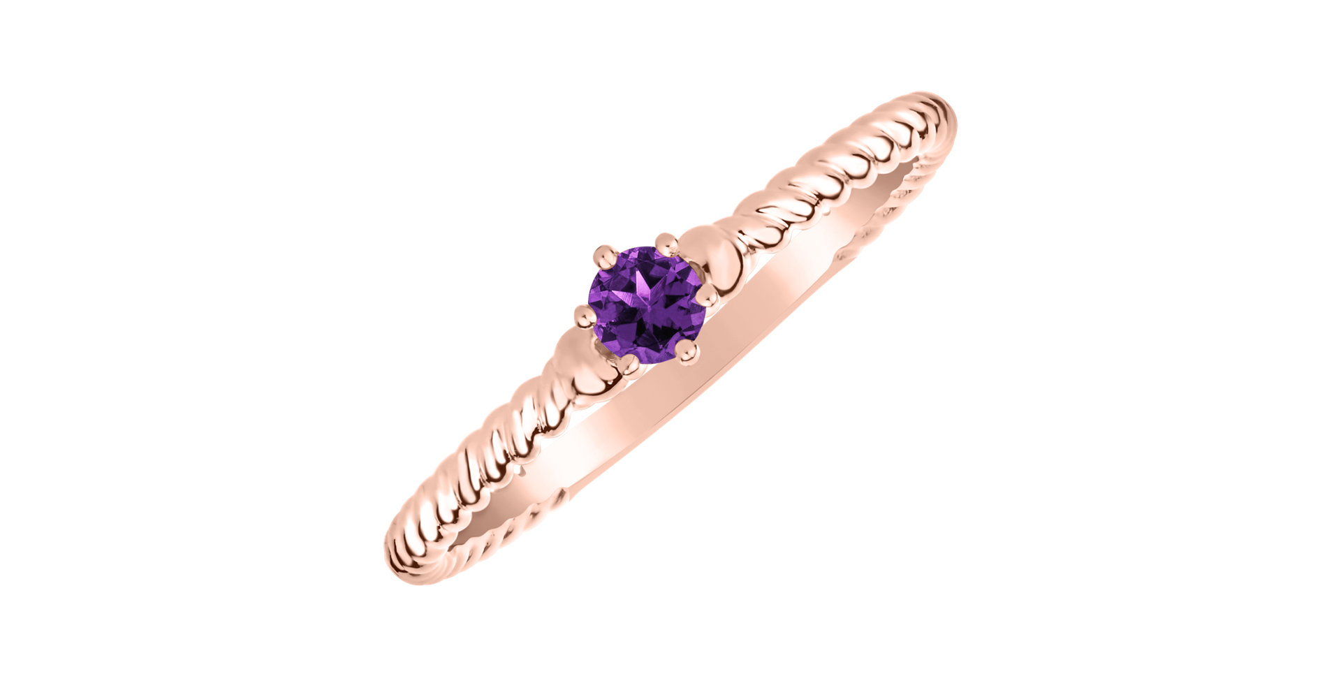 Ring with Amethyst Brazil Fancy Dream