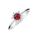 Diamond ring with Ruby Starlet4