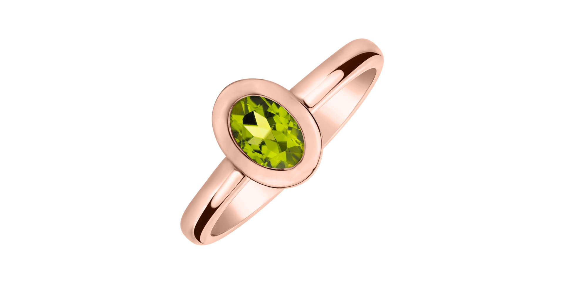 Ring with Peridot Space Bonbon