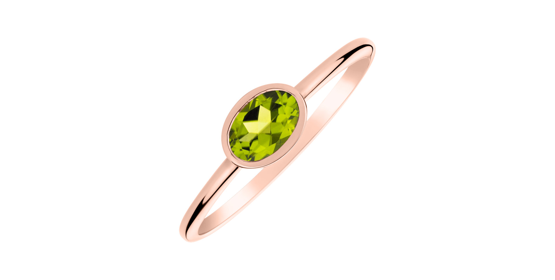 Ring with Peridot Space Bonbon