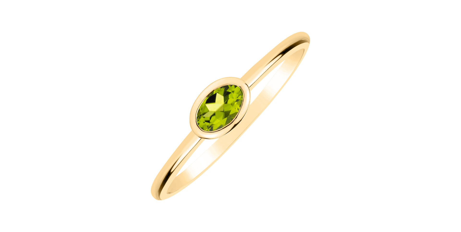Ring with Peridot Space Bonbon