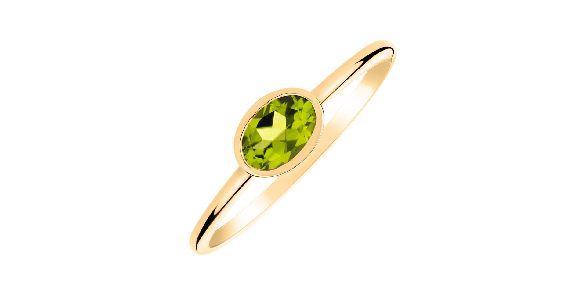 Ring with Peridot Space Bonbon