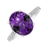 Diamond ring with Amethyst Brazil Playful Glamour4